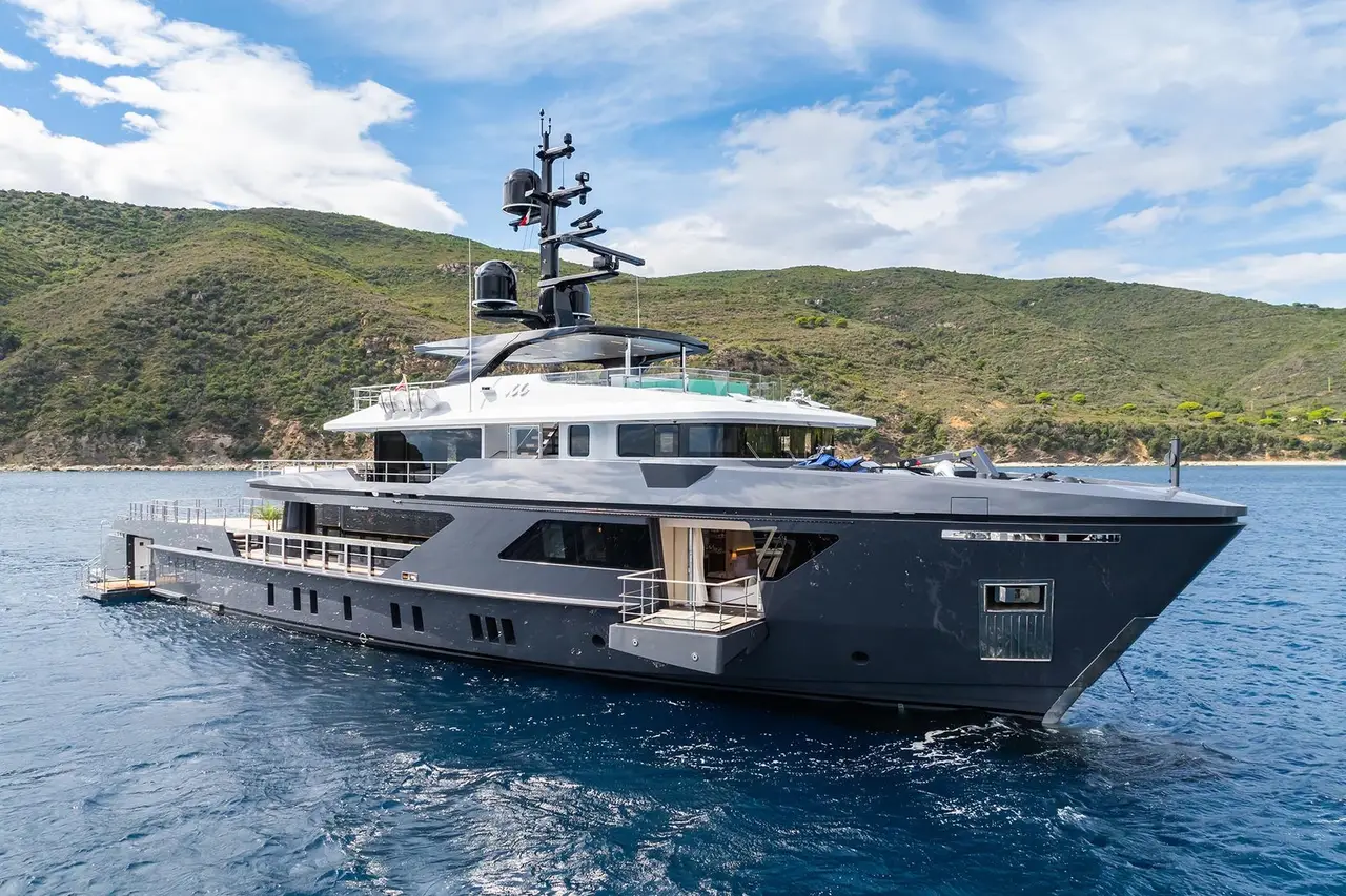 M, exterior — Luxury Yachts St. Tropez, Saint-Tropez. 47 Metres of Deck Space, Gulf to Pampelonne
