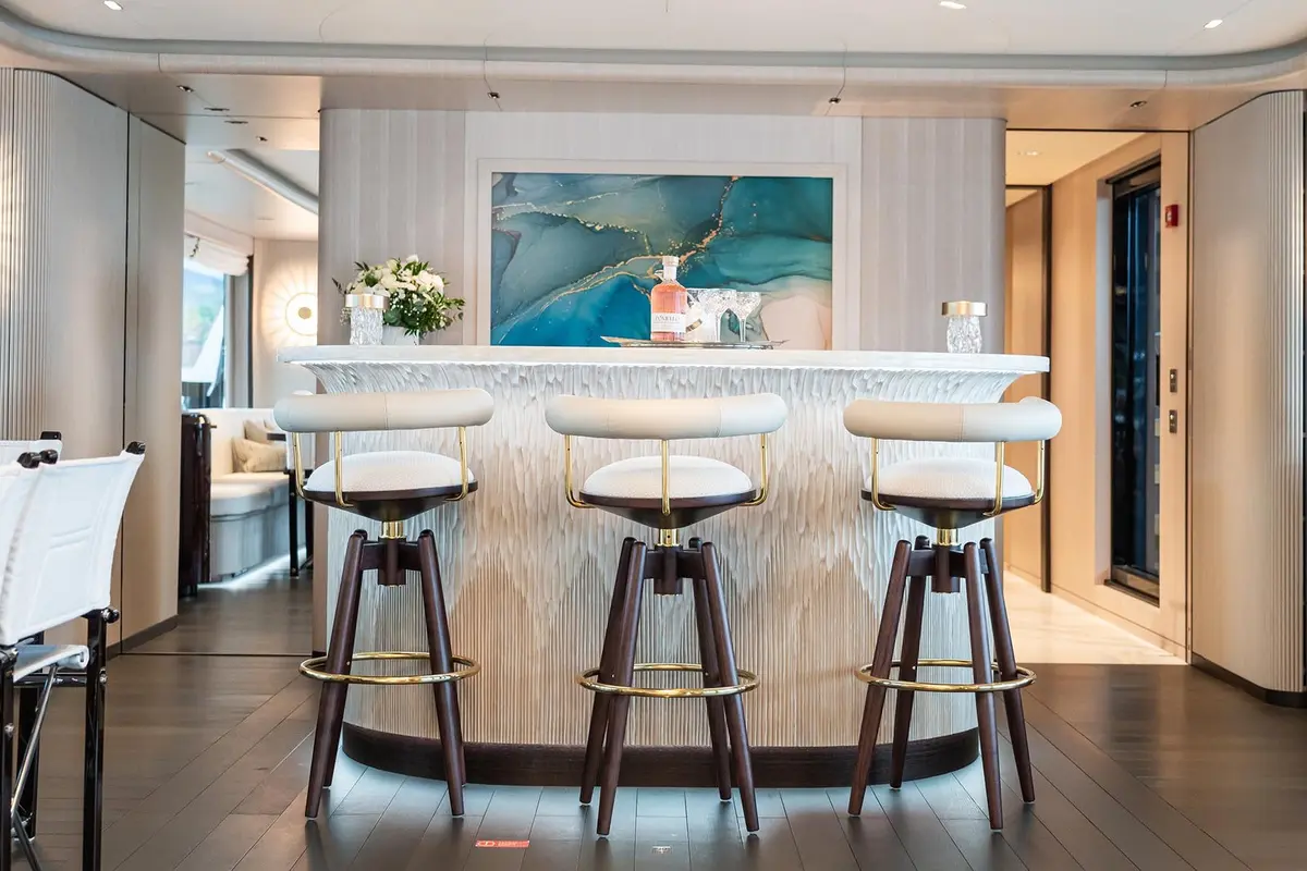 M, flybridge — Luxury Yachts St. Tropez, Saint-Tropez. 47 Metres of Deck Space, Gulf to Pampelonne